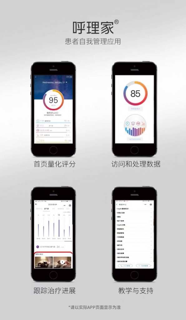 原裝進口瑞思邁s10 autoset plus升級C+遠(yuǎn)程調試全自(zì)動聯網呼吸機(jī)